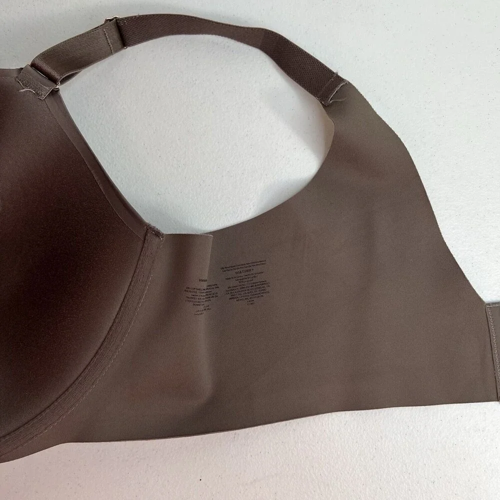 Soma 44DDD‎ Vanishing 360 Perfect Coverage Bra Underwire Smoothing T-Shirt Brown